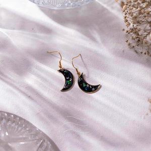 Midnight Moon Earrings