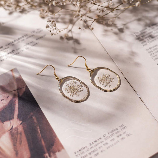 Oct Gift - Real flower Jewellery - Leafy Affair
