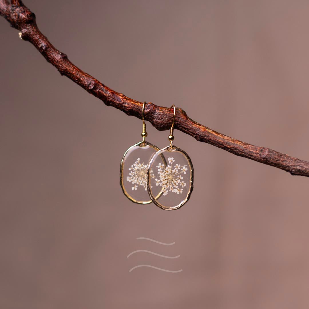Oct Gift - Real flower Jewellery - Leafy Affair