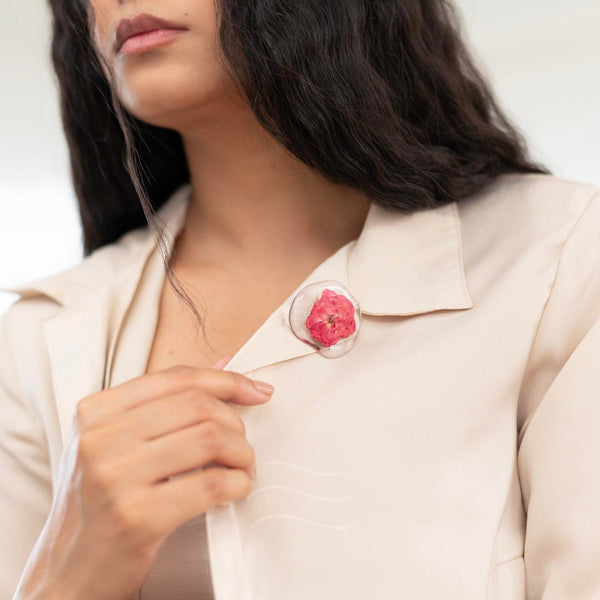 Ruby Rose Pin – Leafy Affair