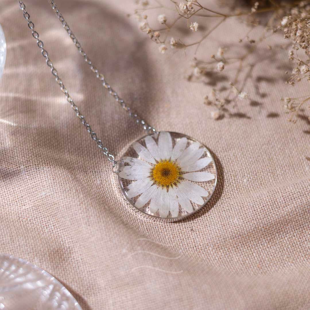 Morning Dew Necklace - Real flower Jewellery - Leafy Affair