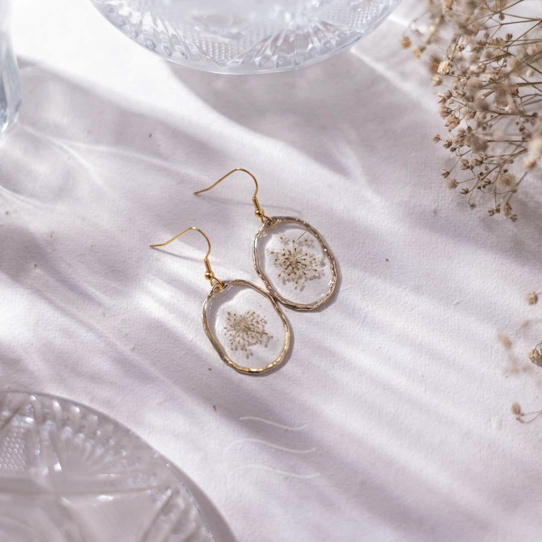 Oct Gift - Real flower Jewellery - Leafy Affair