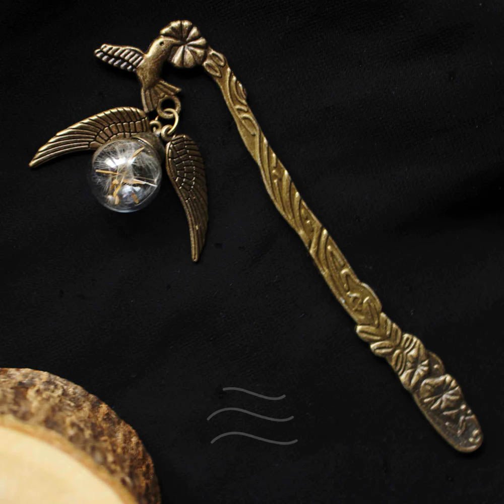 Harry Potter Inspired Bookmark - Real flower Jewellery - Leafy Affair