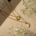 Night and Day Floral Necklace