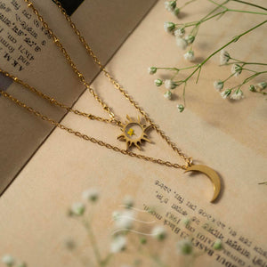 Night and Day Floral Necklace
