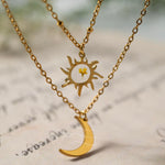Night and Day Floral Necklace