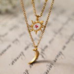 Night and Day Floral Necklace