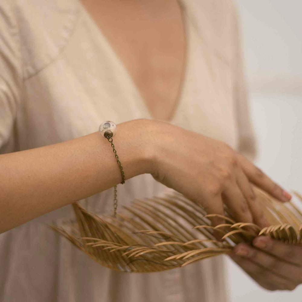 Dandelion Set - Real flower Jewellery - Leafy Affair