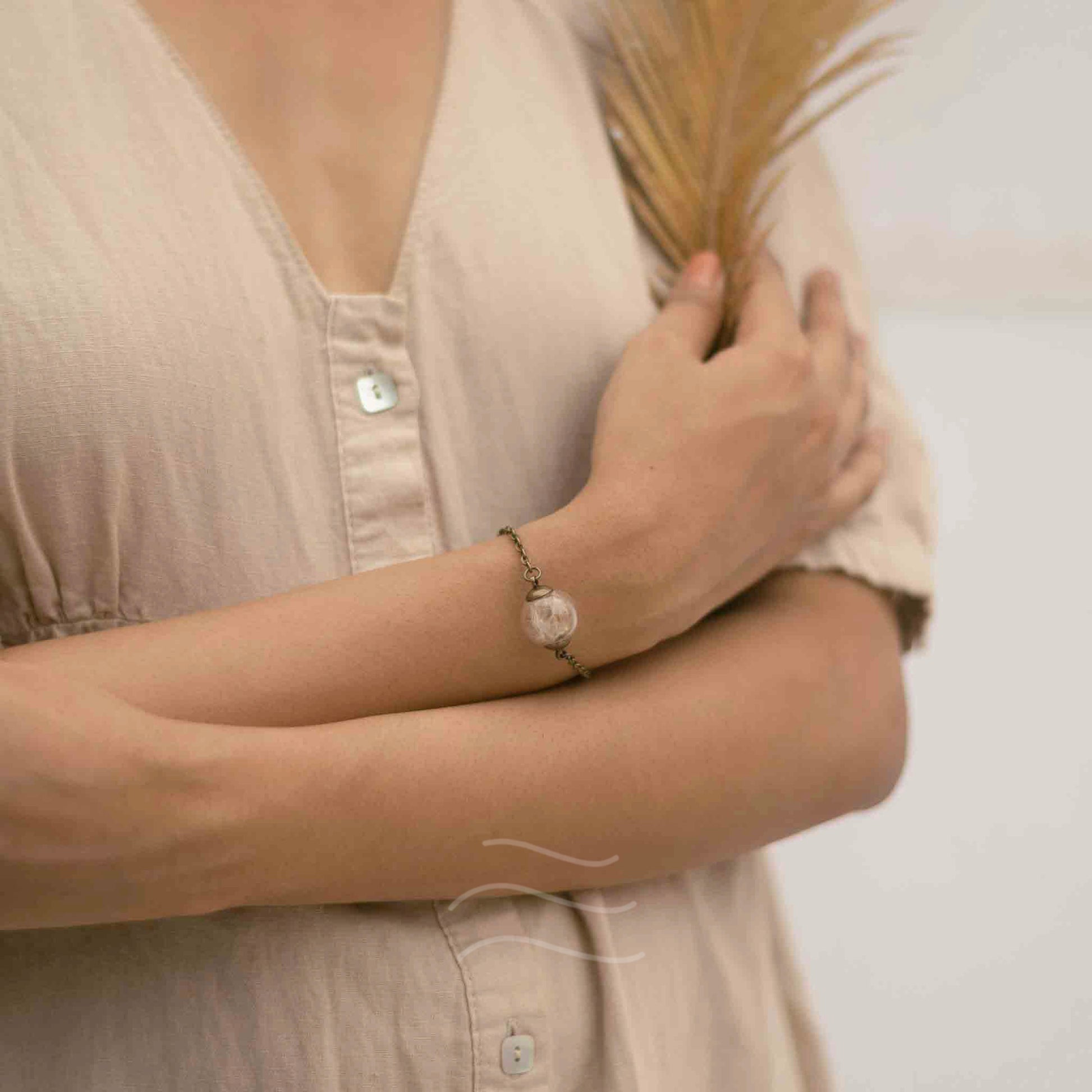 Dandelion - A Promise Bracelet - Real flower Jewellery - Leafy Affair