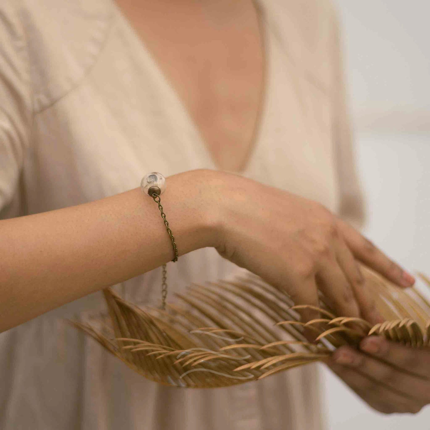 Dandelion - A Promise Bracelet - Real flower Jewellery - Leafy Affair