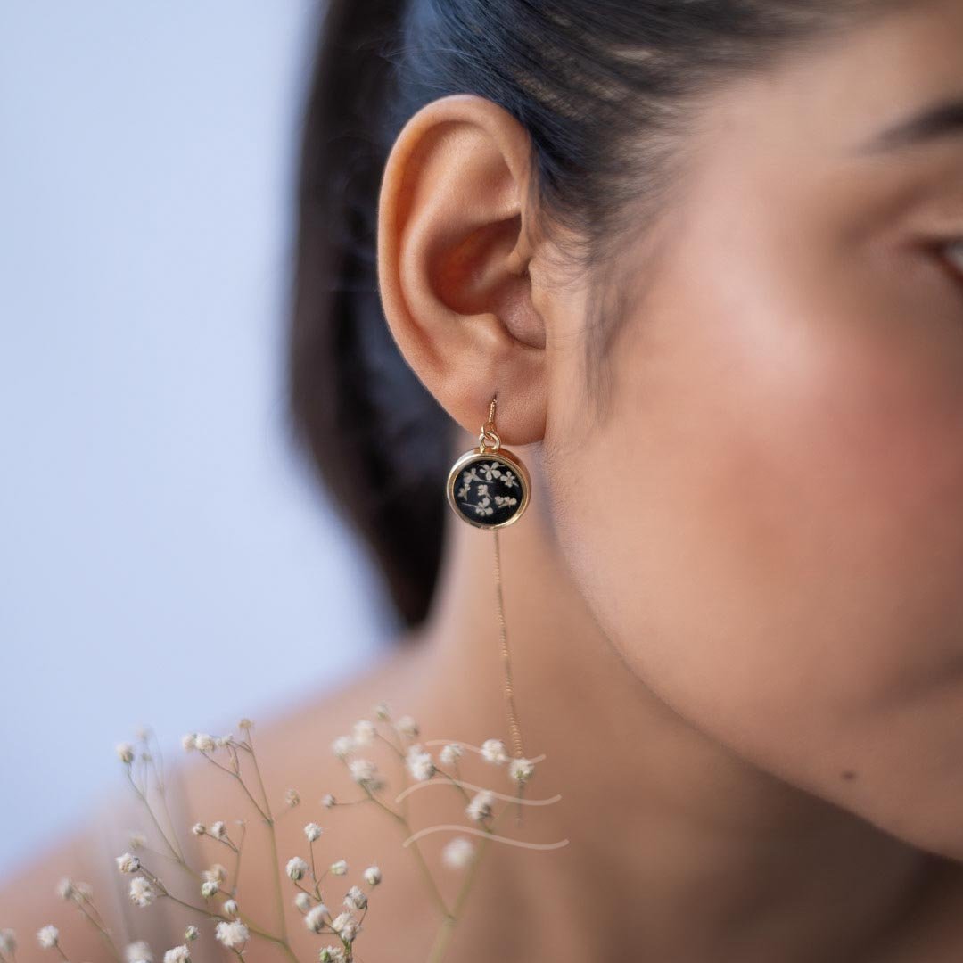 Capella Set - Real flower Jewellery - Leafy Affair