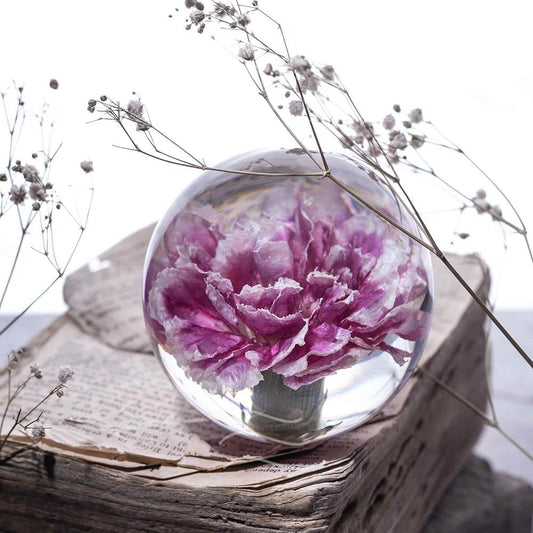 Visions of Whimsy Paperweight - Real flower Jewellery - Leafy Affair