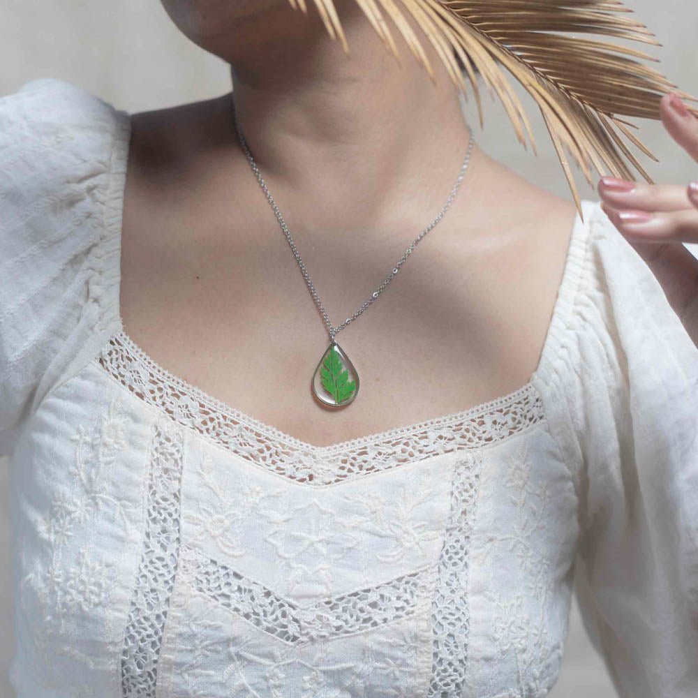 Wild Fern Set - Real flower Jewellery - Leafy Affair