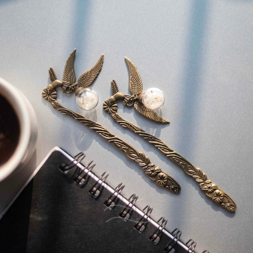 Harry Potter Inspired Bookmark - Real flower Jewellery - Leafy Affair