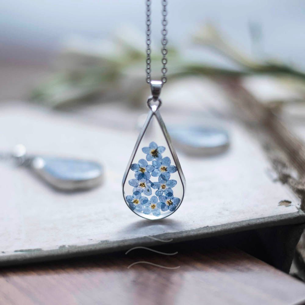 Feb Gift - Real flower Jewellery - Leafy Affair