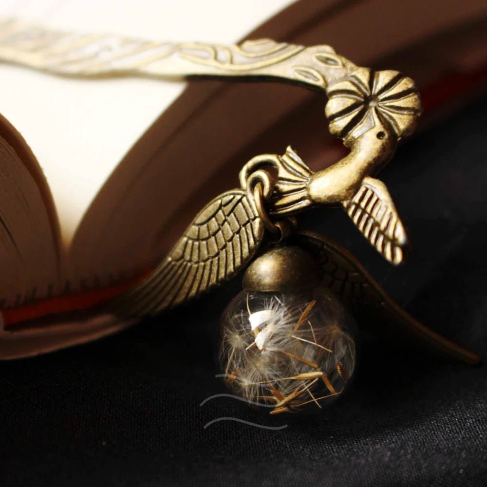 Harry Potter Inspired Bookmark - Real flower Jewellery - Leafy Affair