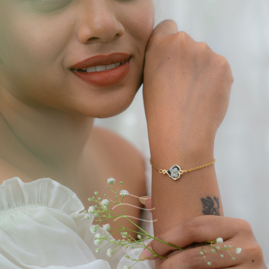 Moonlit Memories - Real flower Jewellery - Leafy Affair