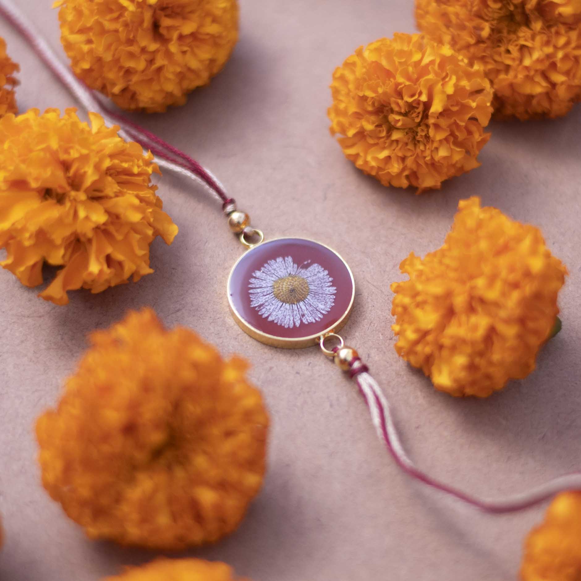 Aster Flower Rakhi