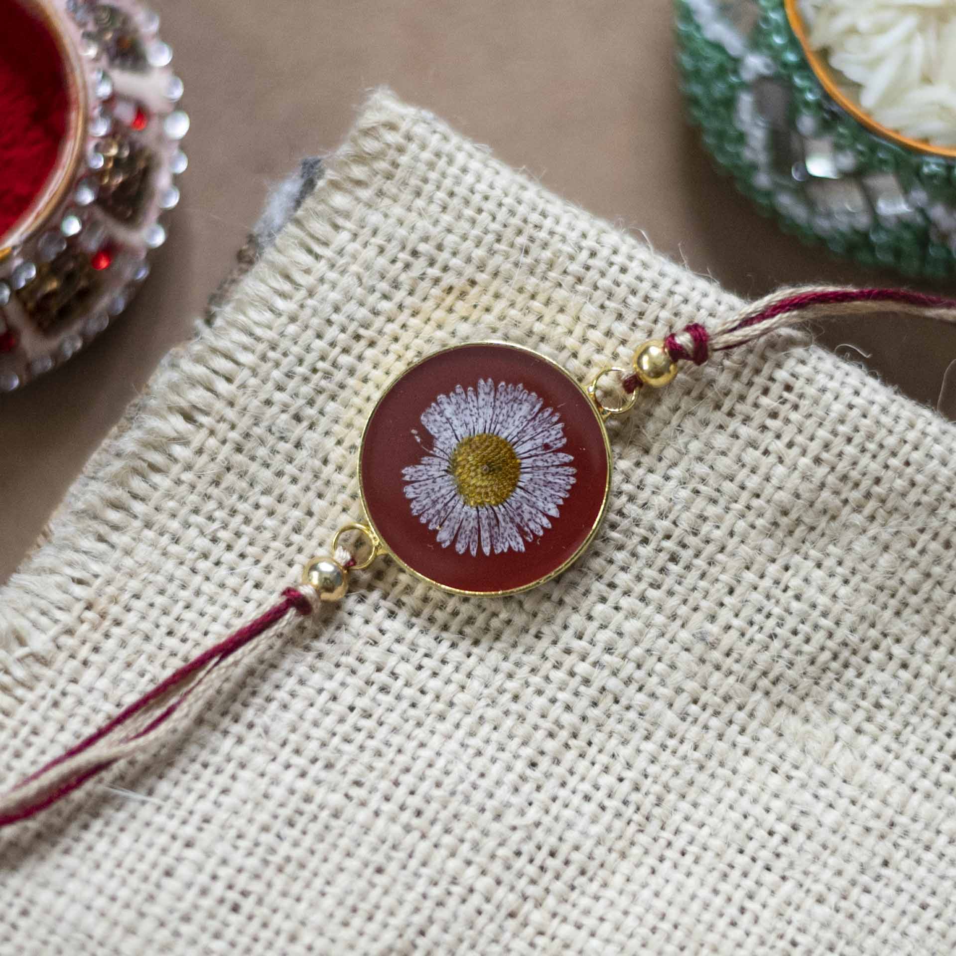 Aster Flower Rakhi