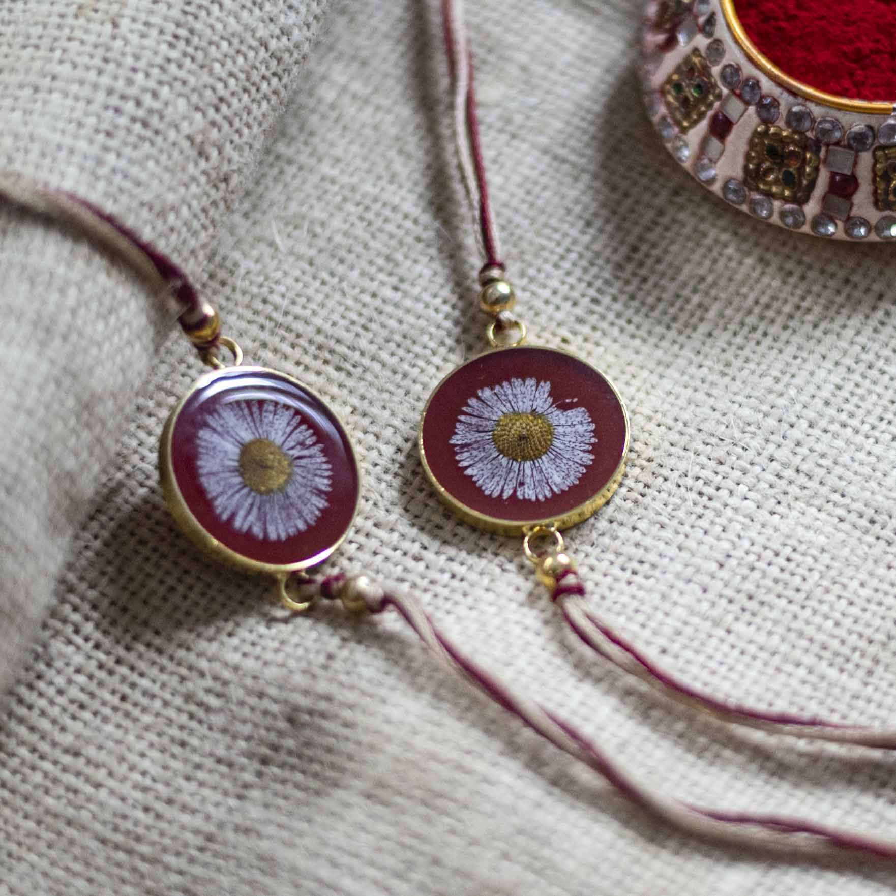 Aster Flower Rakhi